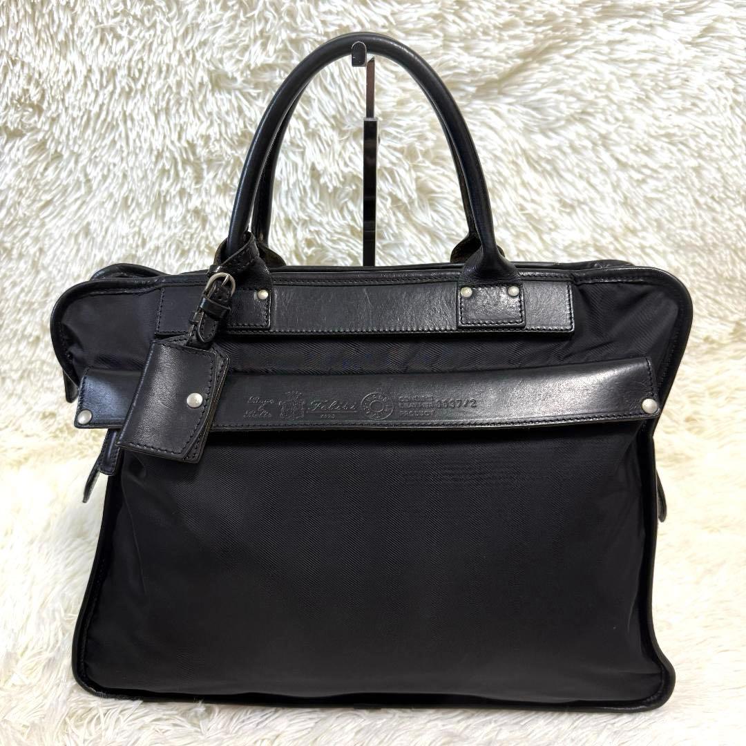 23様✨フェリージ felisi 8637 ブリーフケース ビジネスバッグ 黒