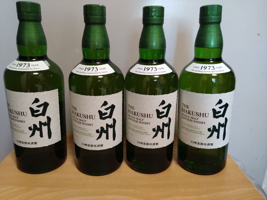 白州　THEHAKUSHU　シングルモルトウイスキー　700ml　はくしゅう4本