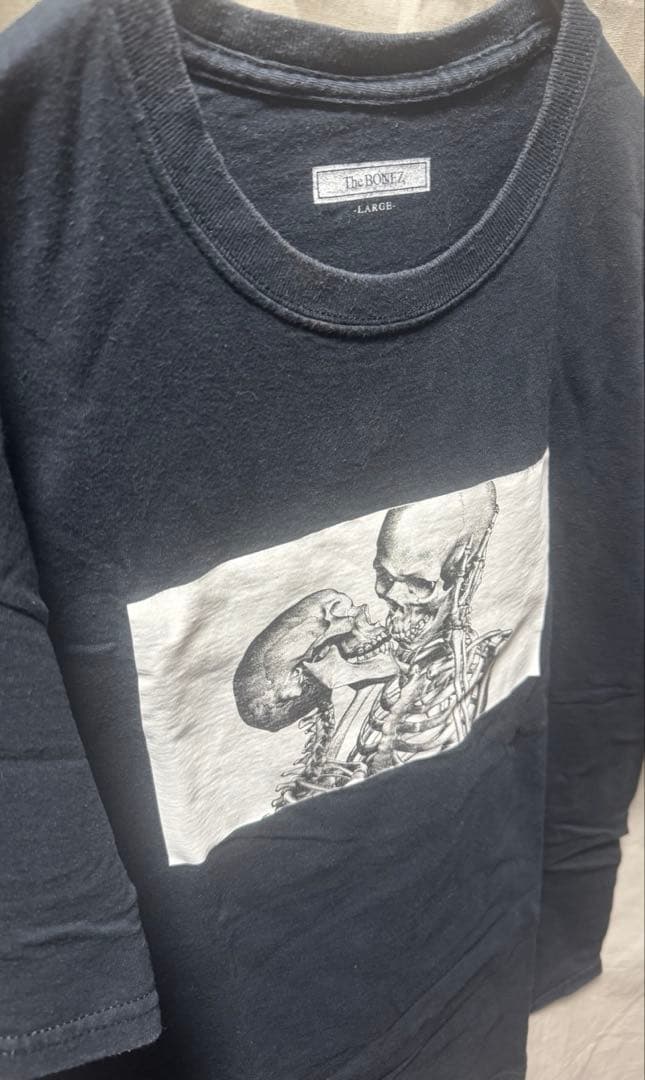 the bonez anthem tシャツ　スカル　ブラック　大友昇平