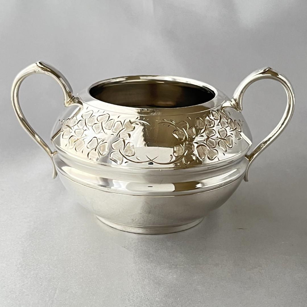 【 Cooper Bros 】クローバーのティーセット 3点