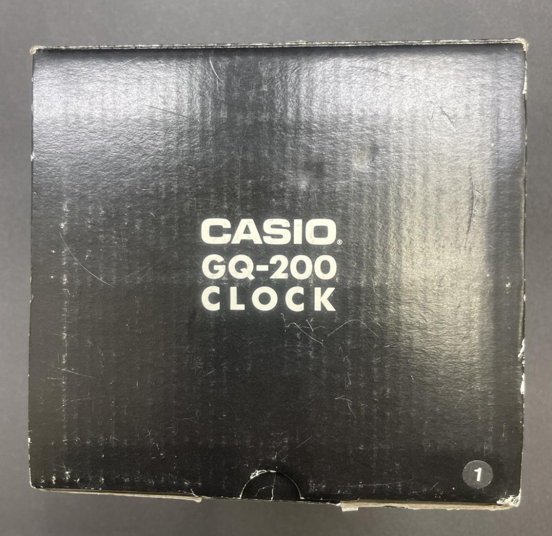 【希少】CASIO GQ-200 CLOCK マッスルタイム Gショック 未使用