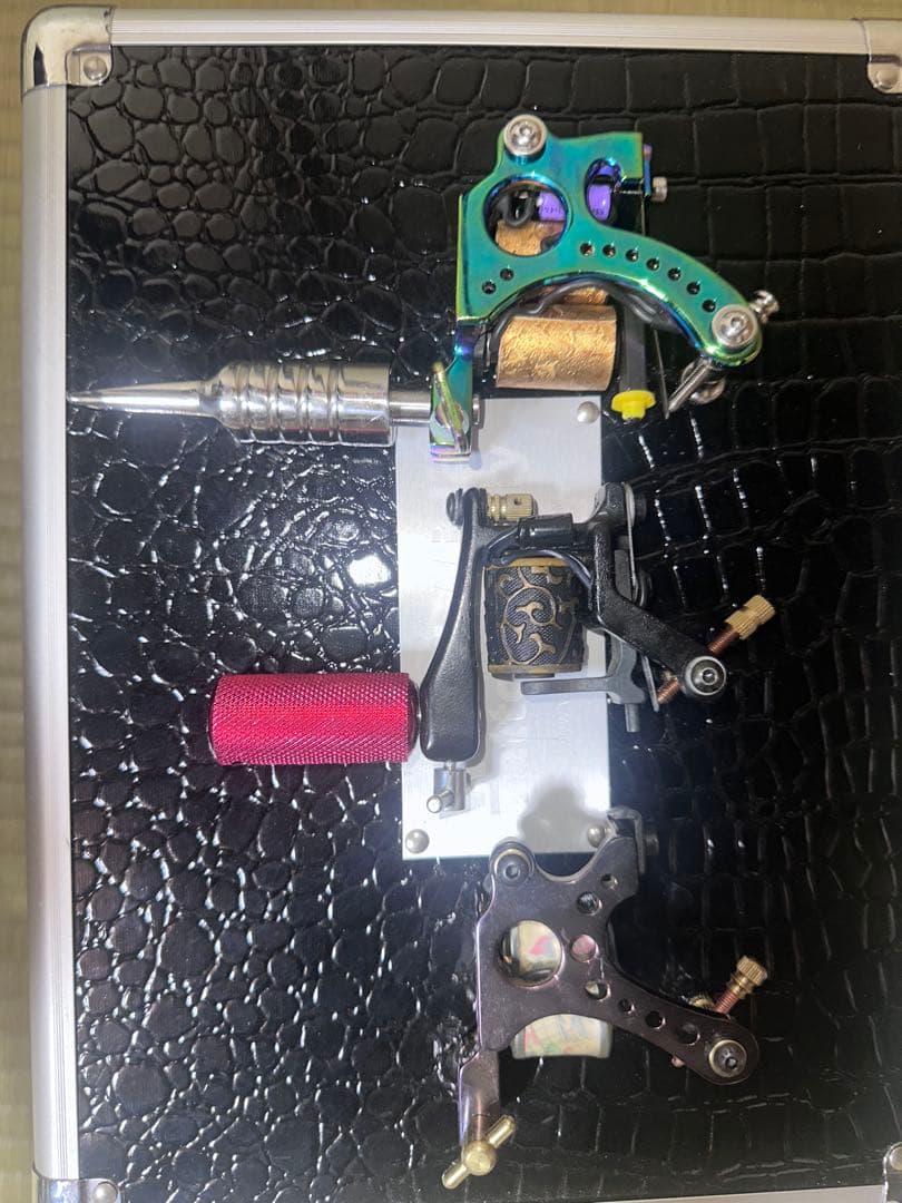 タトゥーキット マシン3台 ケース付き