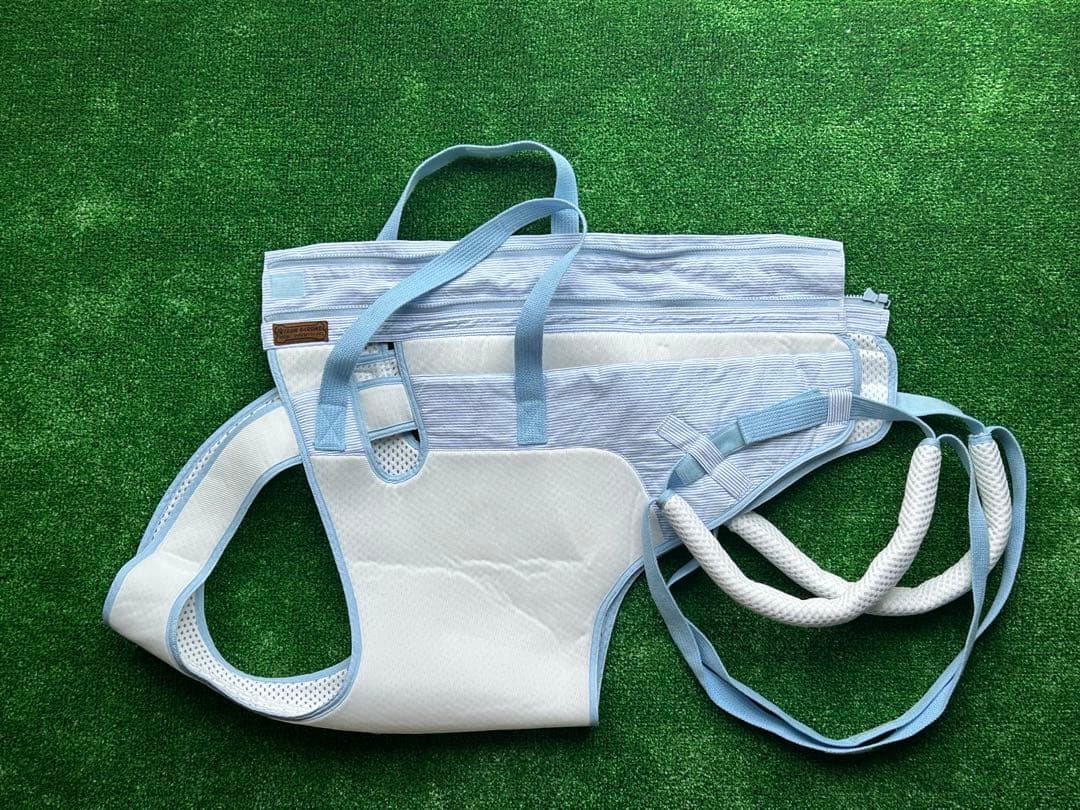 アイアンバロン IRON BARONS ハニカムハーネス　ホワイト/ブルー