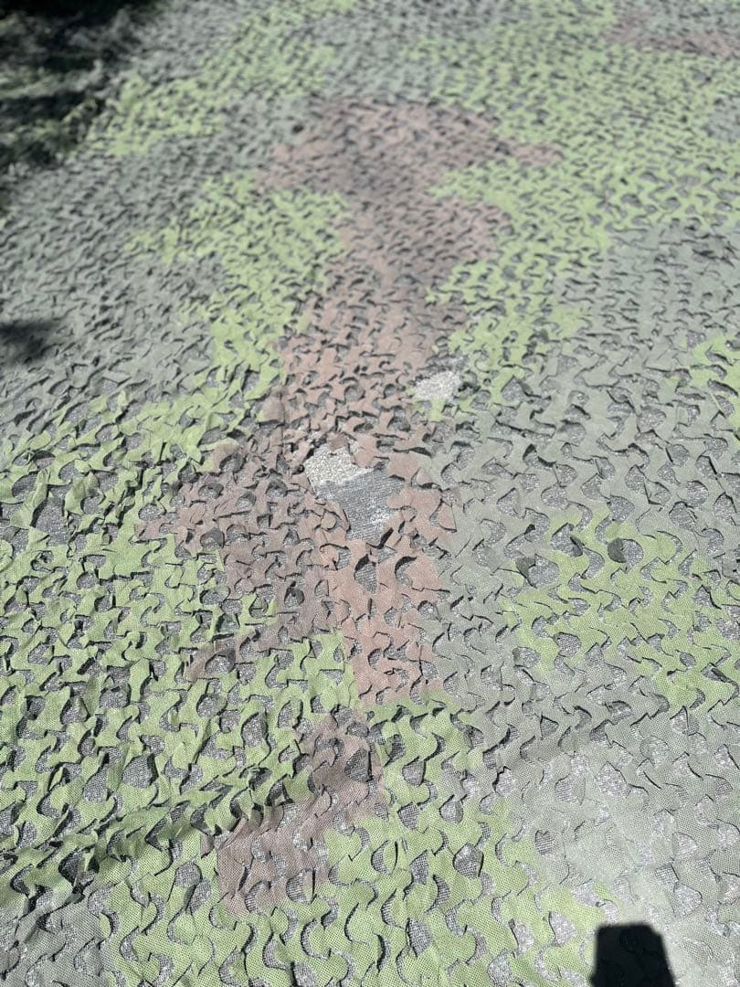 米軍　実物　カモフラージュネット　偽装ネット　② カバー付き　送料無料