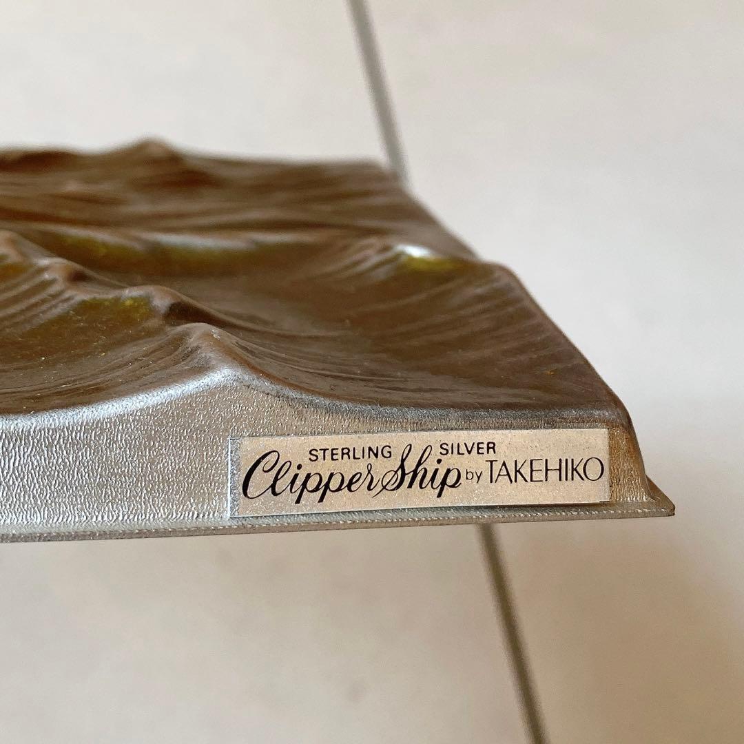銀製　船　オブジェ　置物　TAKEHIKO