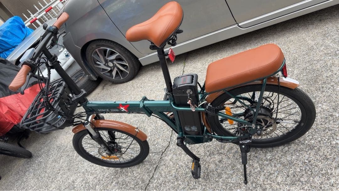 電動アシスト自転車 グリーン 引取限定