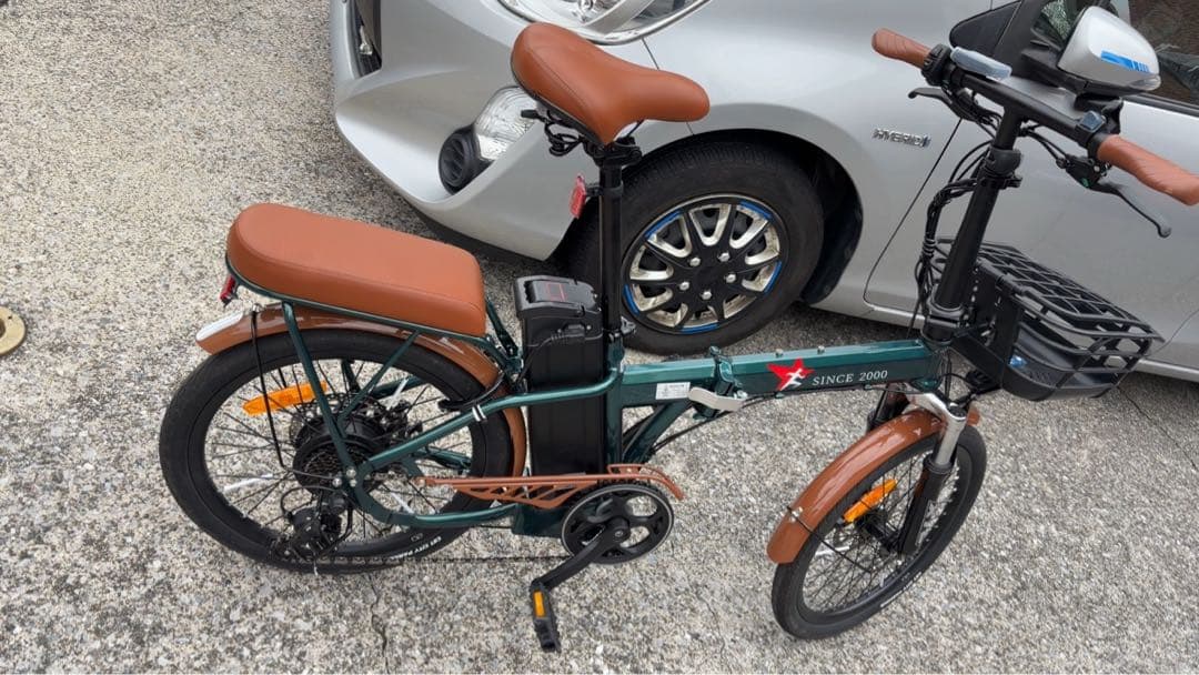 電動アシスト自転車 グリーン 引取限定