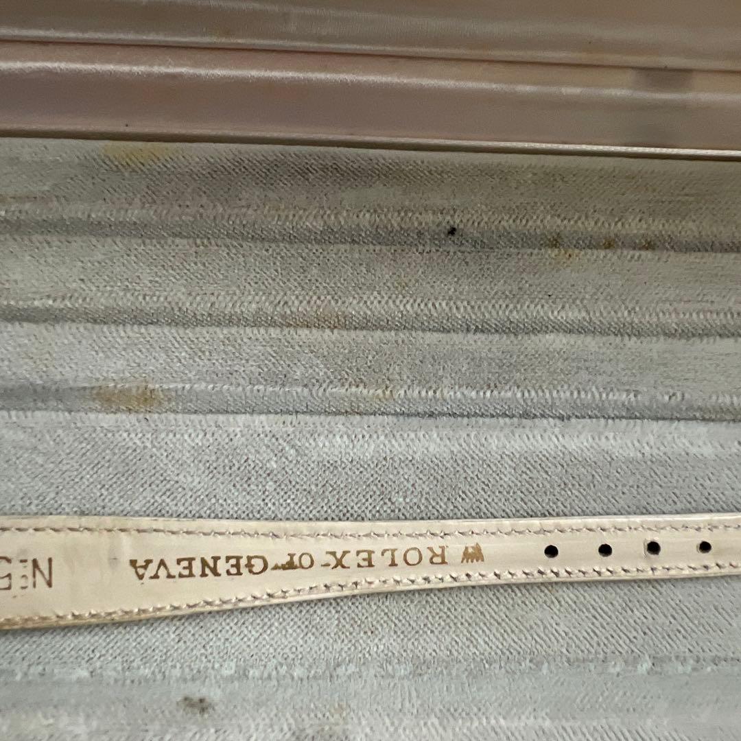 ロレックス カメレオン　純正尾錠　純正ベルト　アイボリー