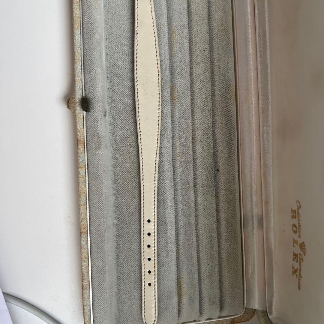 ロレックス カメレオン　純正尾錠　純正ベルト　アイボリー