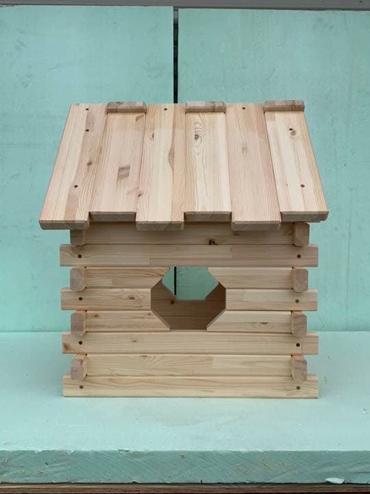 屋外対応 小型犬、中型犬用 犬小屋 無塗装仕様