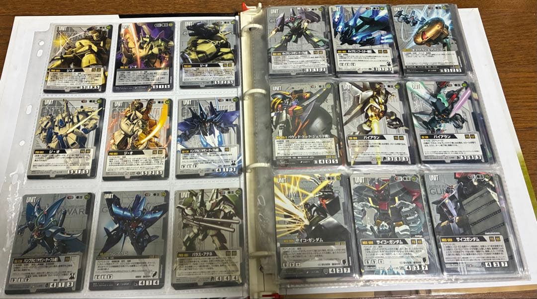 ガンダムウォー　引退品　黒、黒ダブルオー　まとめ売り