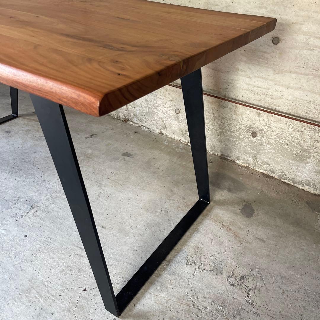 極美品　天然木　ダイニングテーブル　ミッドセンチュリー　インダストリー