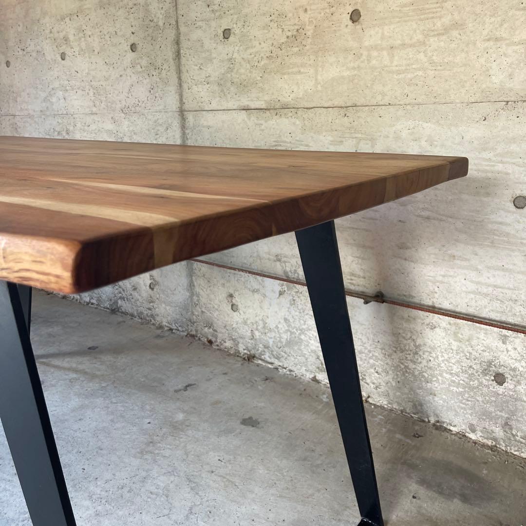 極美品　天然木　ダイニングテーブル　ミッドセンチュリー　インダストリー