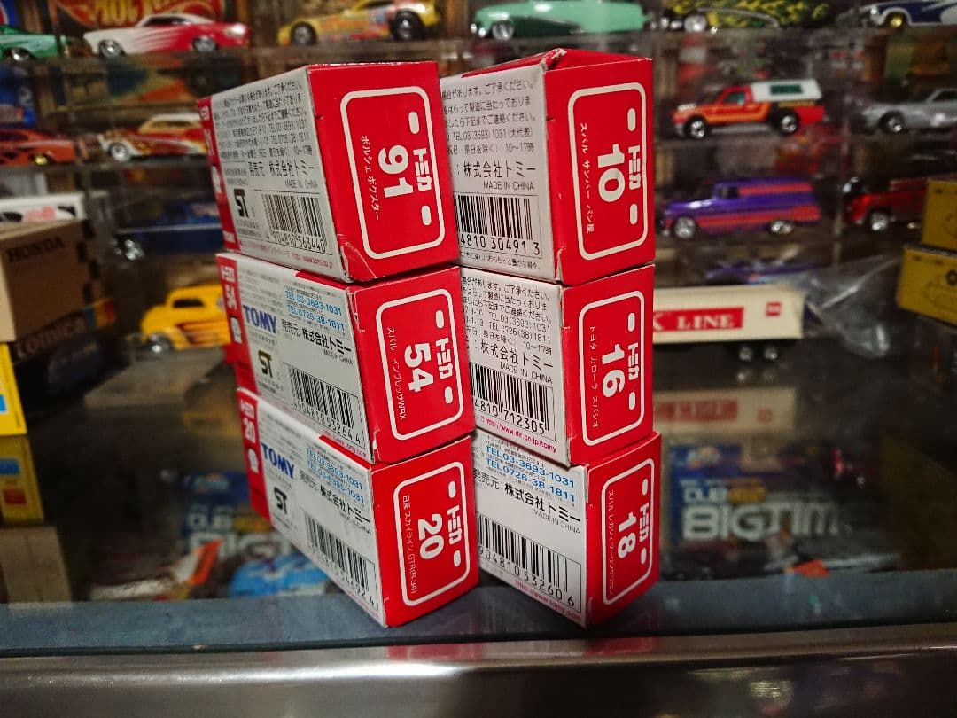 【SOLD】専用絶版トミカ6台×3