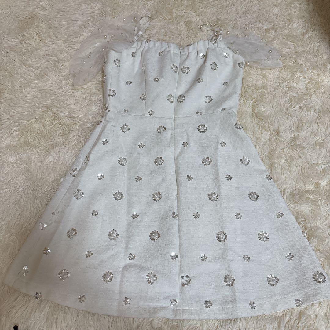 jewels ビジューAラインドレス