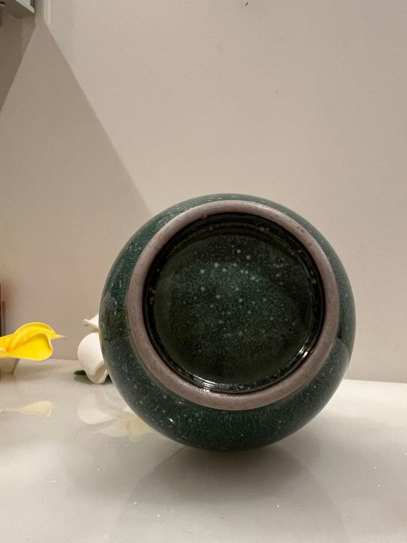 中国明清朝 の鈞窯瓶　中国骨董　古美術　唐物　中国美術品　青磁 ★ 江戸骨董