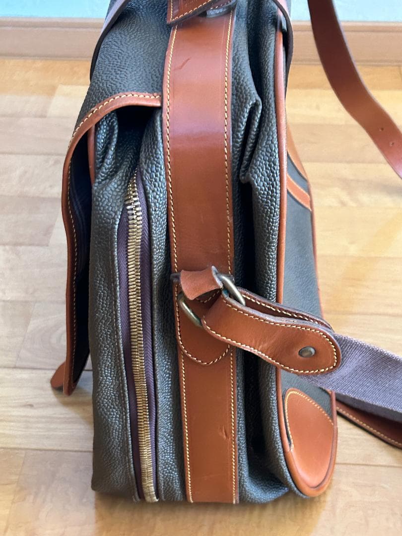 Mulberryマルベリー　シボ革　レザー　トラベルバック　イタリア製