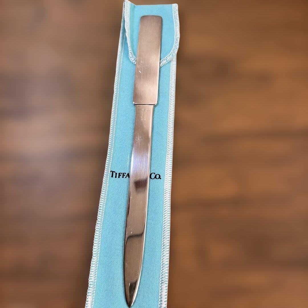 ティファニー ヴィンテージ シルバープレートペーパーナイフ レターオープナ ー