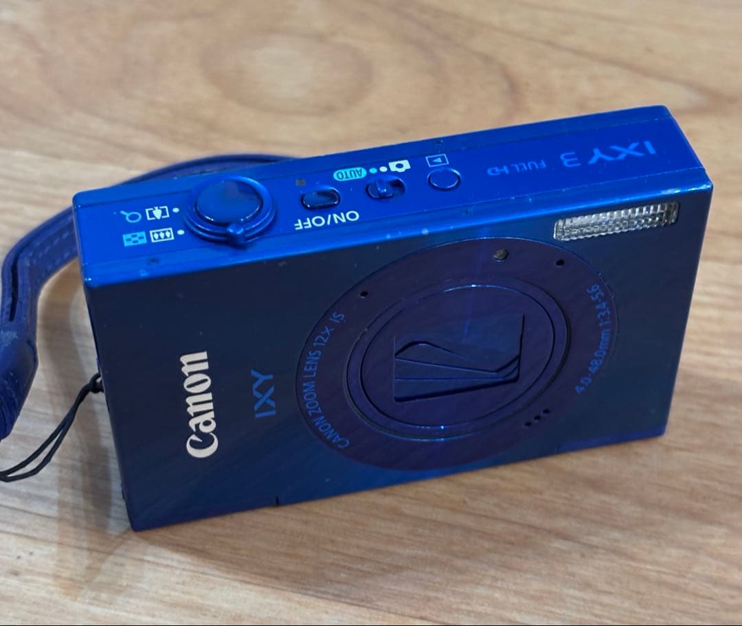 Canon IXY 3 青　コンパクトデジタルカメラ