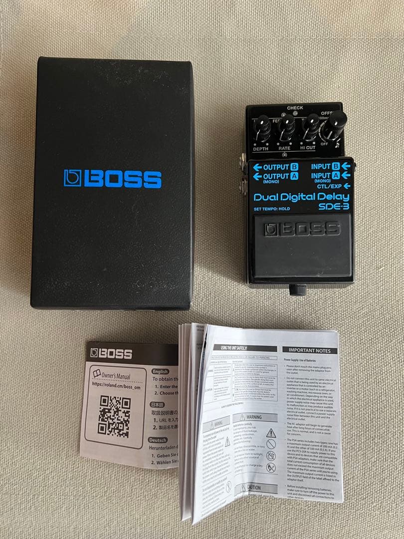 ギター BOSS Dual Digital Delay SDE-3