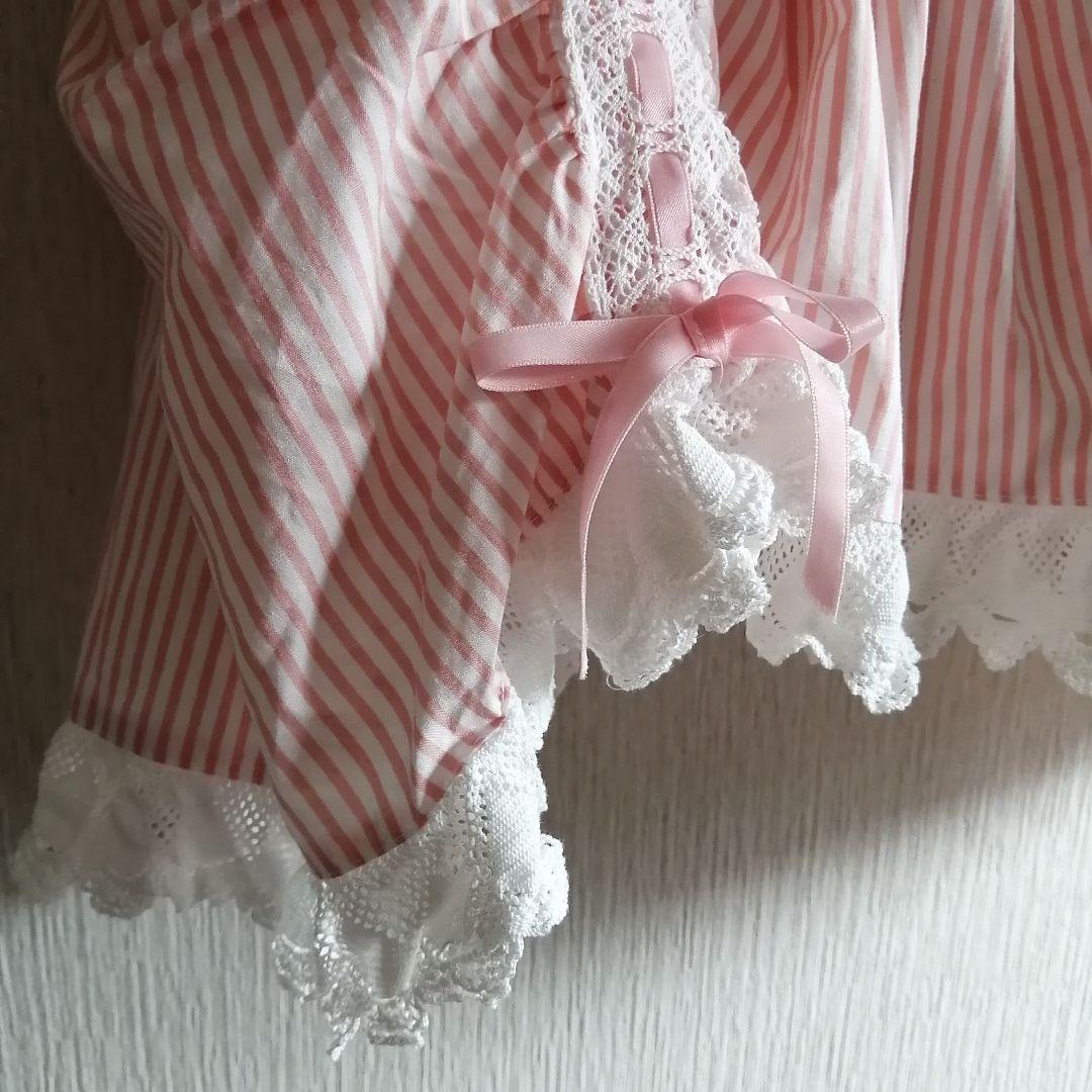 morphose メタモルフォーゼ ピンク ストライプ スカート