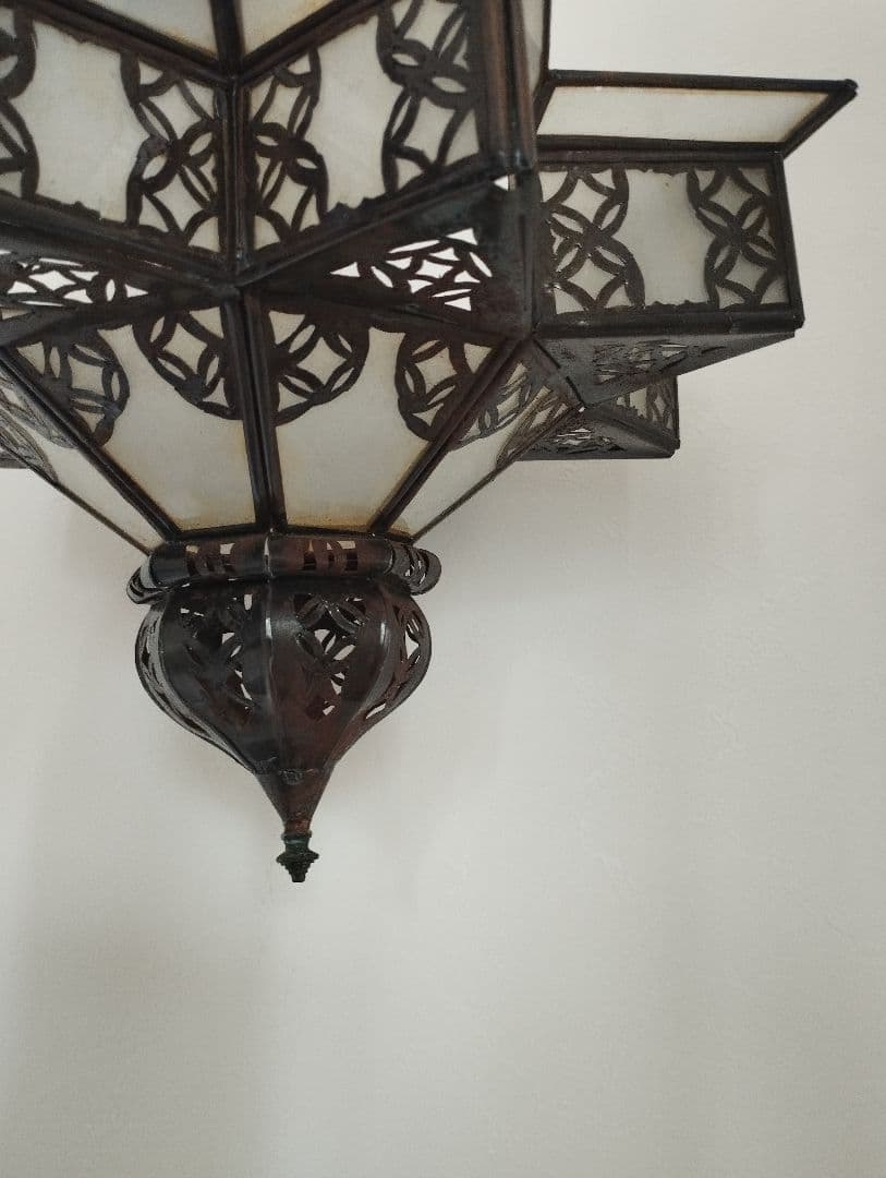 ビンテージ　モロカンランプ　アイアンランプ