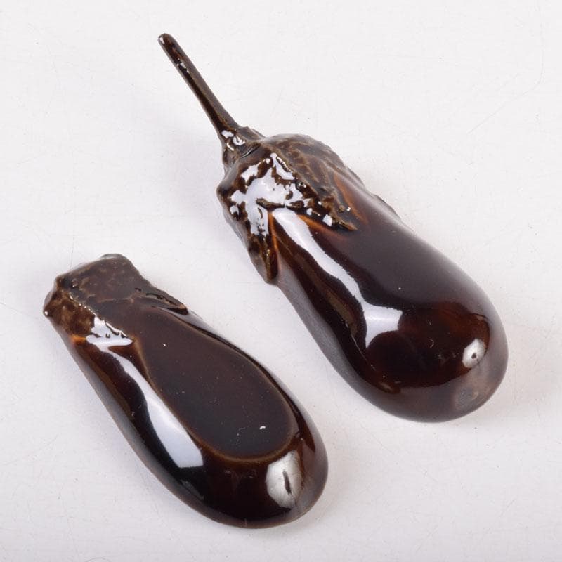 茶道具　山中塗　中村宗悦作　茄子　香合　共布共箱　V　8422