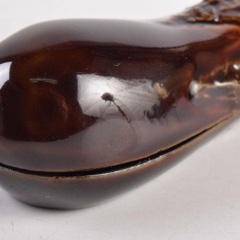 茶道具　山中塗　中村宗悦作　茄子　香合　共布共箱　V　8422