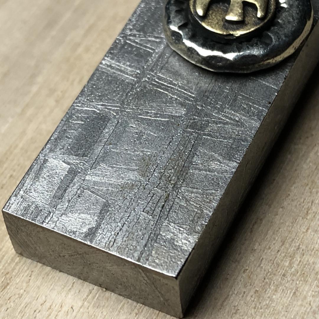 ムオニオナルスタ隕石　メッキ処理済み　ペンダントトップ　 鉄隕石　重さ約31ｇ