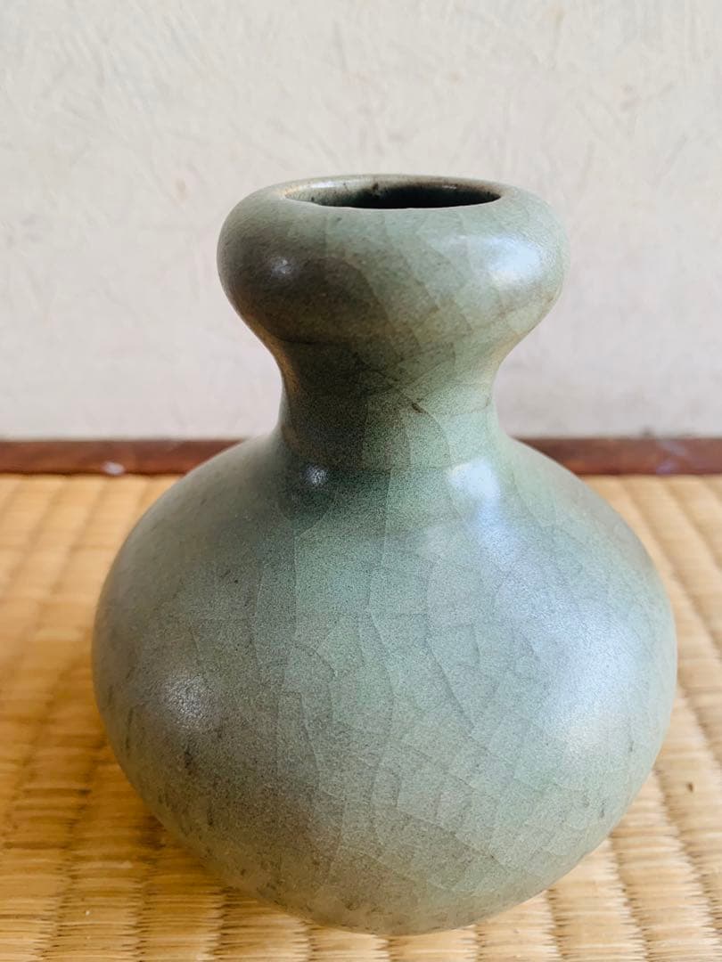 中国古い青磁壺