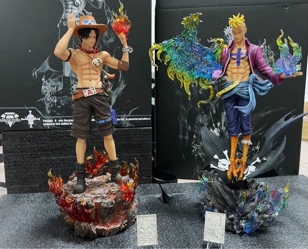 ワンピース エース マルコ 白ひげ海賊団 フィギュア ガレージキット