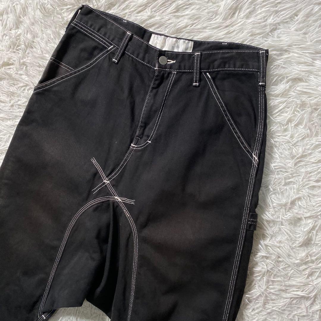 ガンリュウ　サルエルパンツ　2015AW　サルエル　ペインター　ワーク　デニム