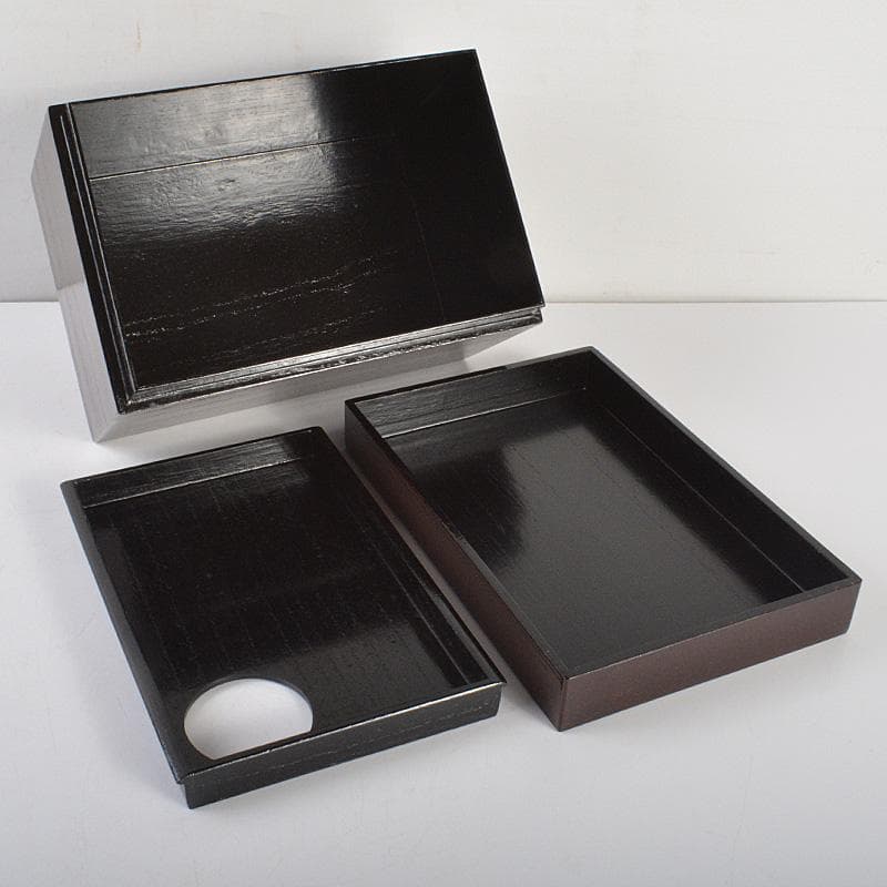 煎茶道具　茶箱　高取焼茶碗　振出など　七点　一式　C　R6791