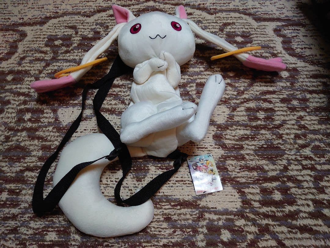 【ほぼ等身大】魔法少女まどか☆マギカ キュウべえ背負えるリュック型ぬいぐるみ