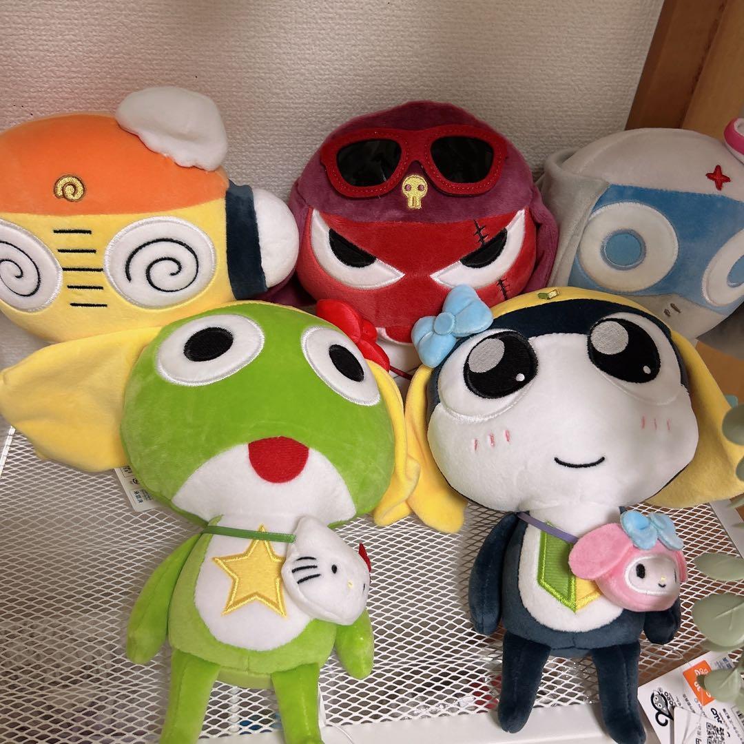 ケロロ軍曹 サンリオ むにゅぐるみS ケロロ タママ ギロロ ドロロ クルル