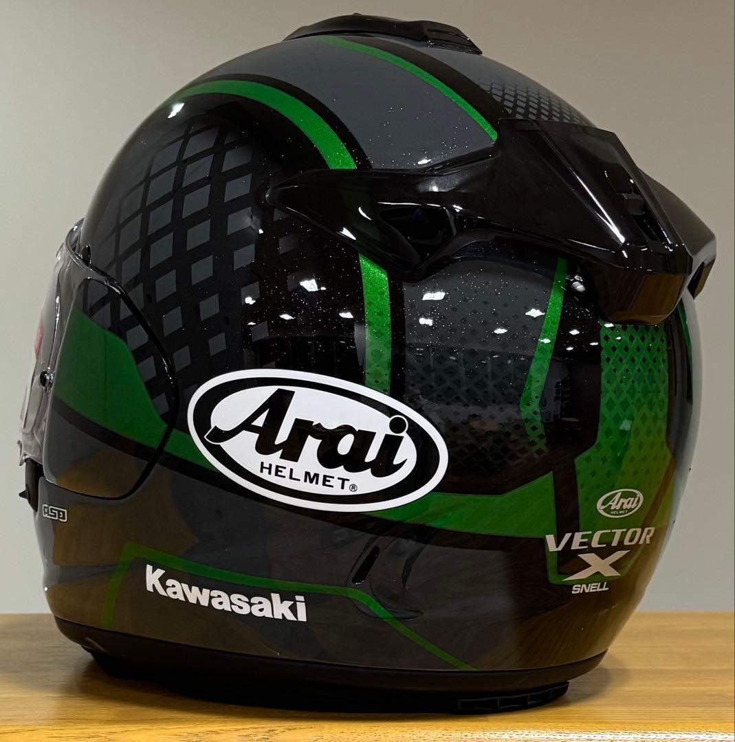 Arai x kawasaki コラボヘルメット テイクオフ (59-60)