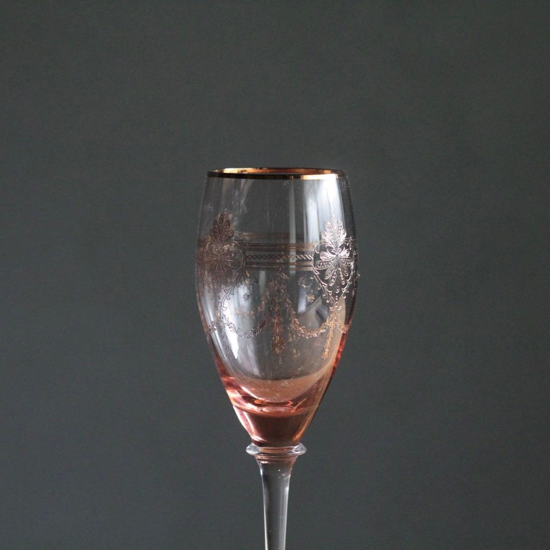 シェリーグラス 古道具 アンティーク ガラス グラス