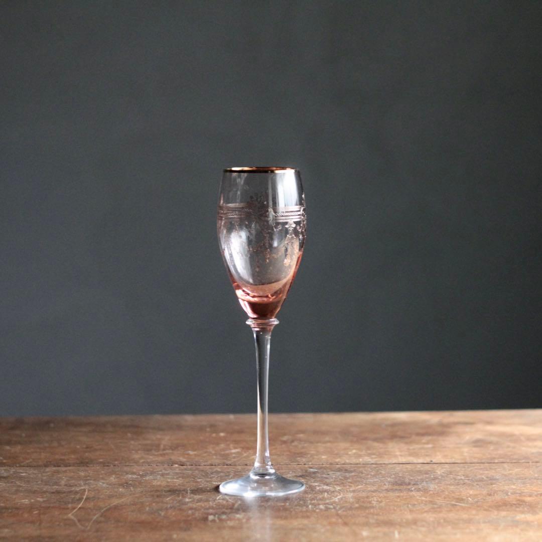 シェリーグラス 古道具 アンティーク ガラス グラス