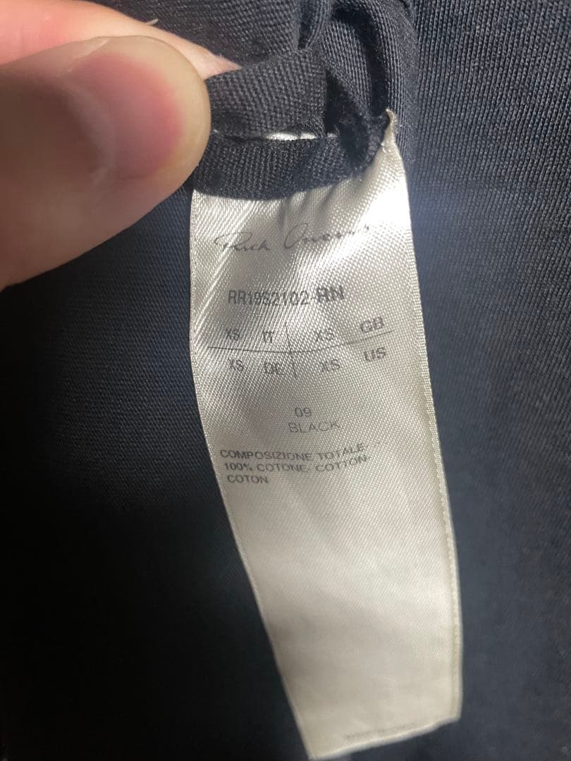 最終値下げ　リックオウエンス　ブラック ノースリーブ