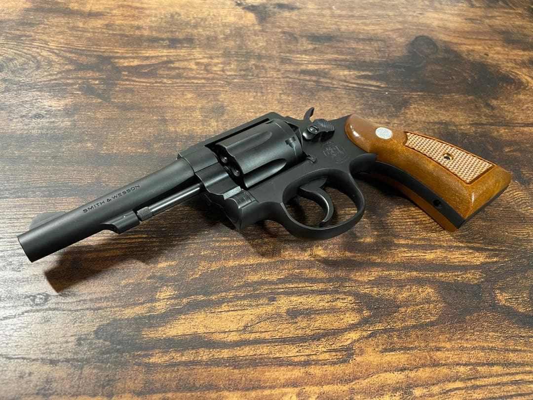 タナカ Smith & Wesson M10 4inch ブラック 箱付き