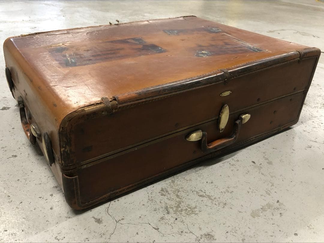 【超希少】4〜50's Samsonite レザー ビンテージスーツケース