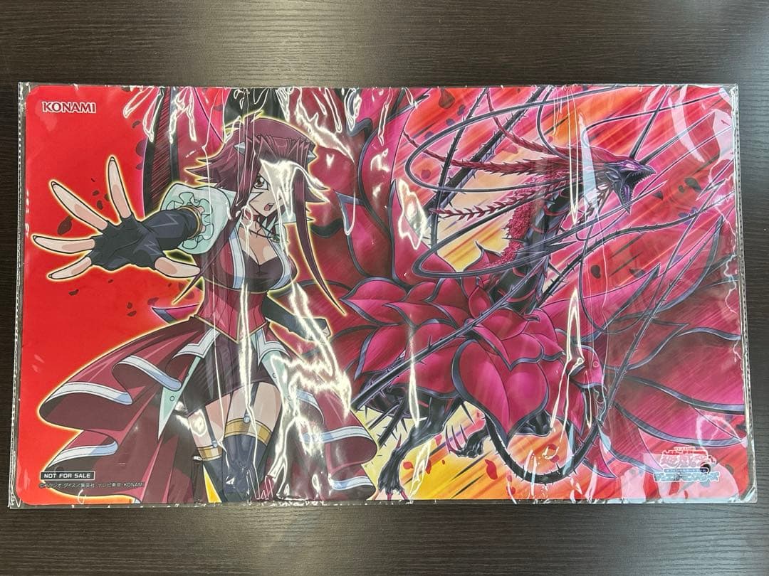 TSUTAYAトーナメント 十六夜アキ ブラックローズドラゴン プレイマット