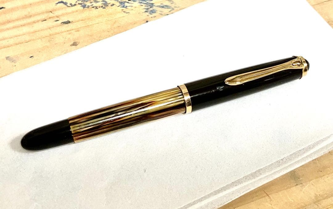 Pelikan 400NN 茶縞 シャイベン