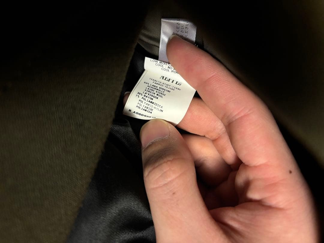 MOSCHINO ミリタリー風チェスターコート