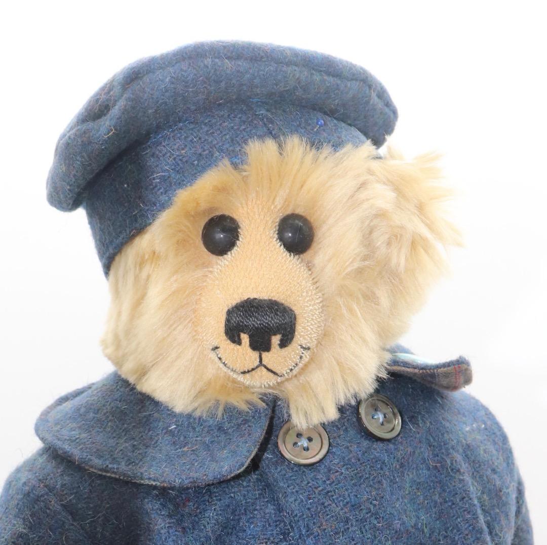 アーティストベア STAR ジョー・グリノ作 青いウールコートのぬいぐるみ
