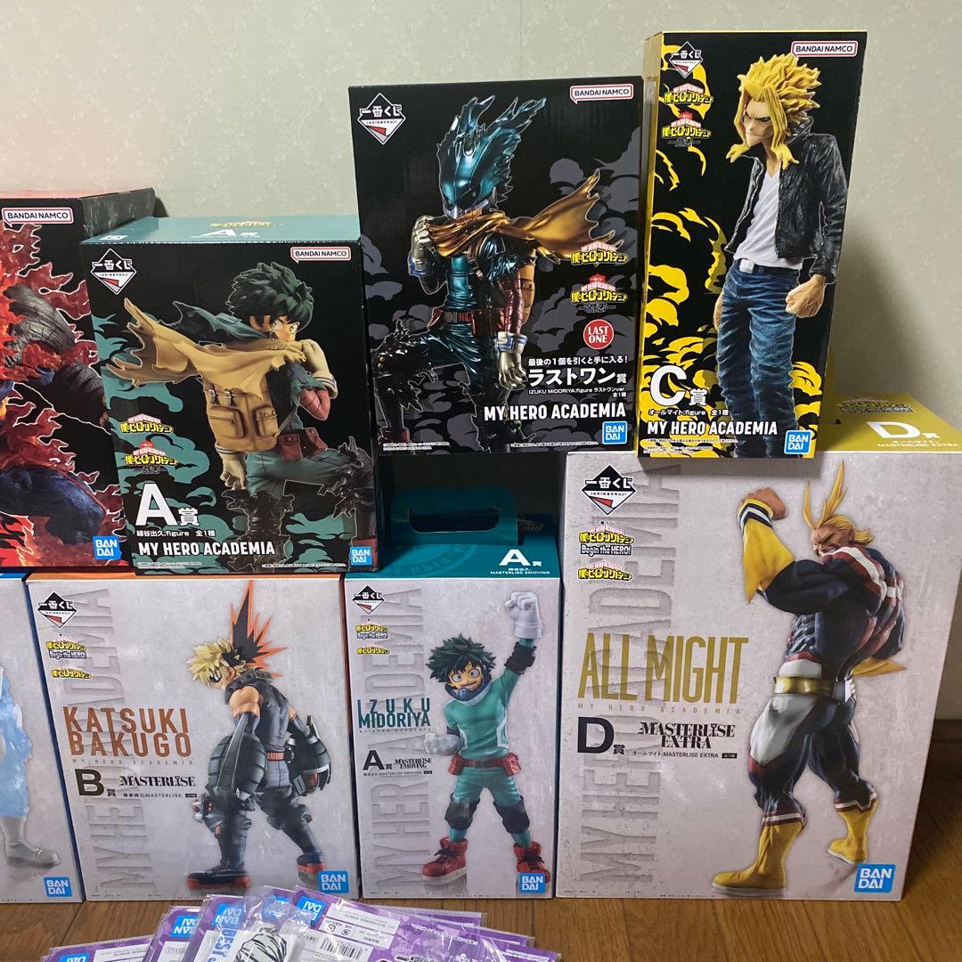僕のヒーローアカデミア 一番くじ フィギュアセット