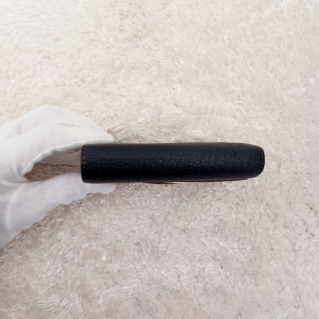 ✨極美品✨vivienne westwood　三つ折り　オーブ　ガマ口　ブラック