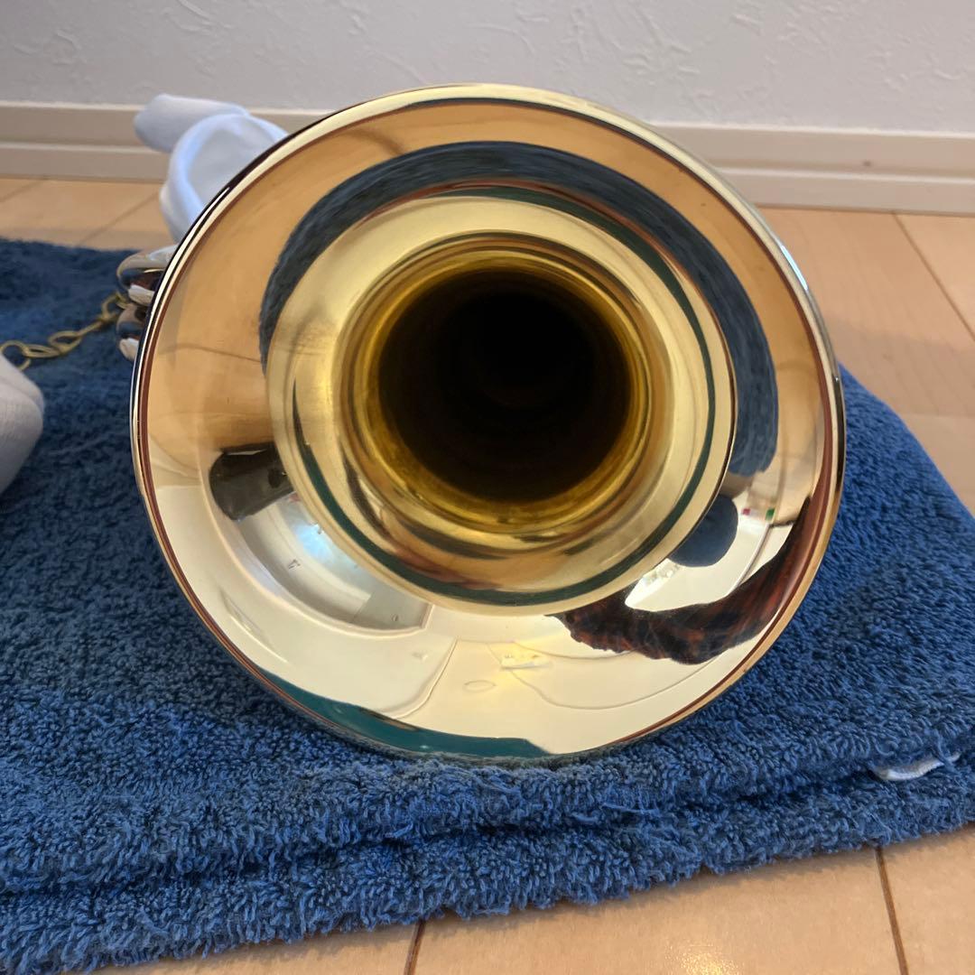 【希少】陸上自衛隊　らっぱ　信号らっぱ　 ラッパ ケース付き　らっぱ手