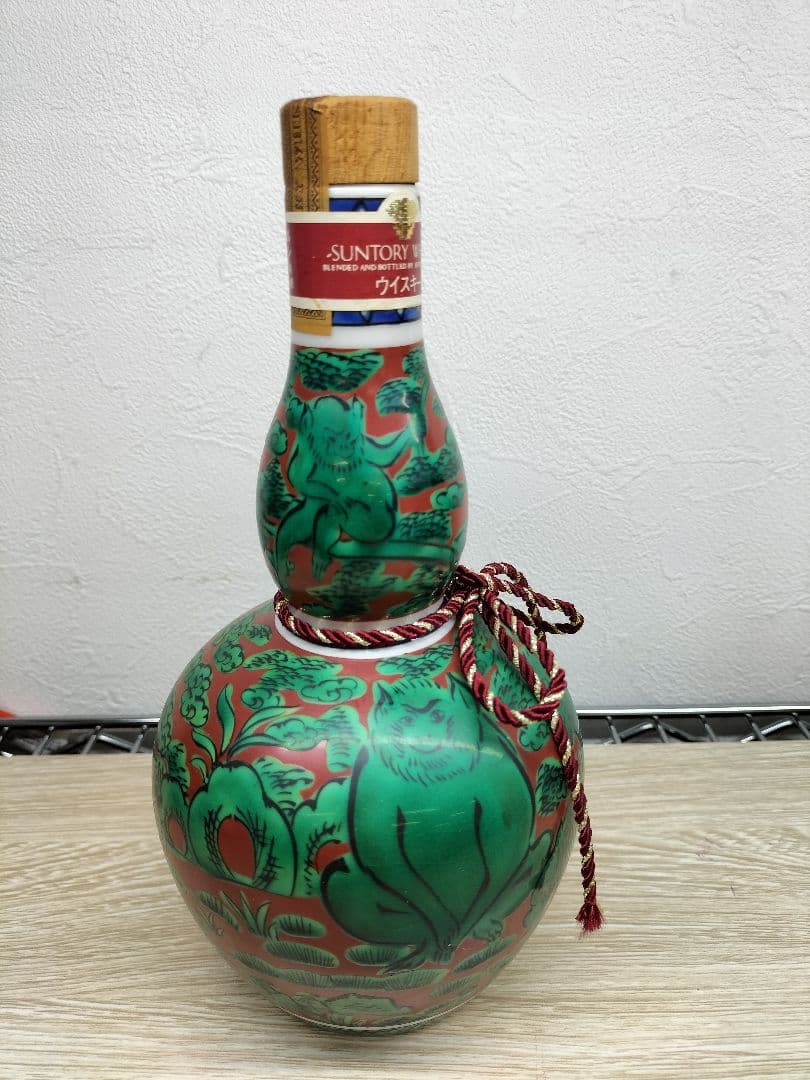 古酒　サントリー特製ウイスキー九谷焼