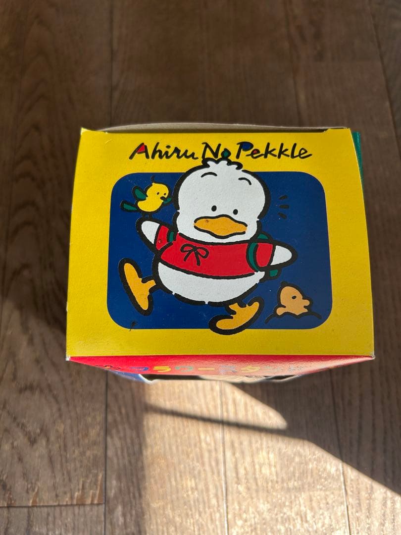 激レア 未使用 非売品 サンリオ あひるのペックル 陶器製 フラワースタンド